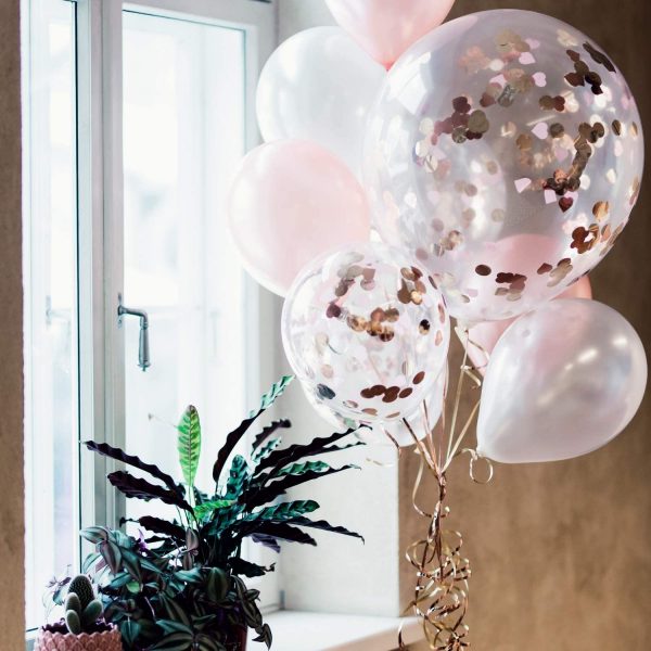 Bouquet de balões com topo e hélio