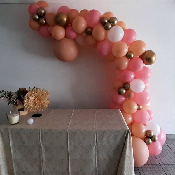 foil delivery ballon arch 2 Arco de Balões Orgânico