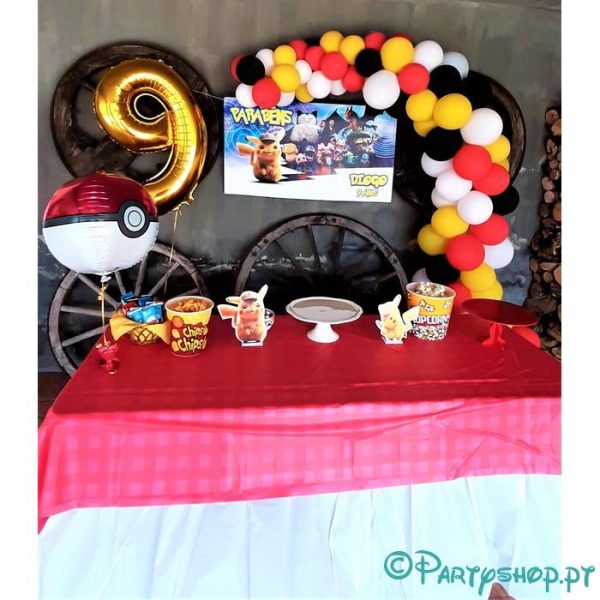 baloes insuflaveis e decoracoes de eventos em partyshop 49 Decoração com Fundo Personalizado