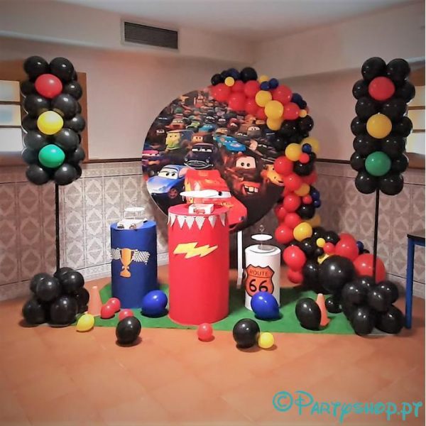baloes insuflaveis e decoracoes de eventos em partyshop 77 Decoração com fundo Redondo Personalizado